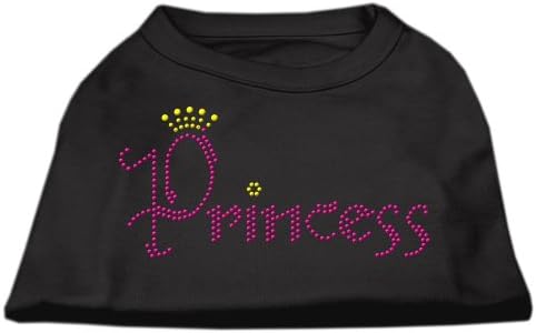 Princess rhinestone pasa košulja Black XL