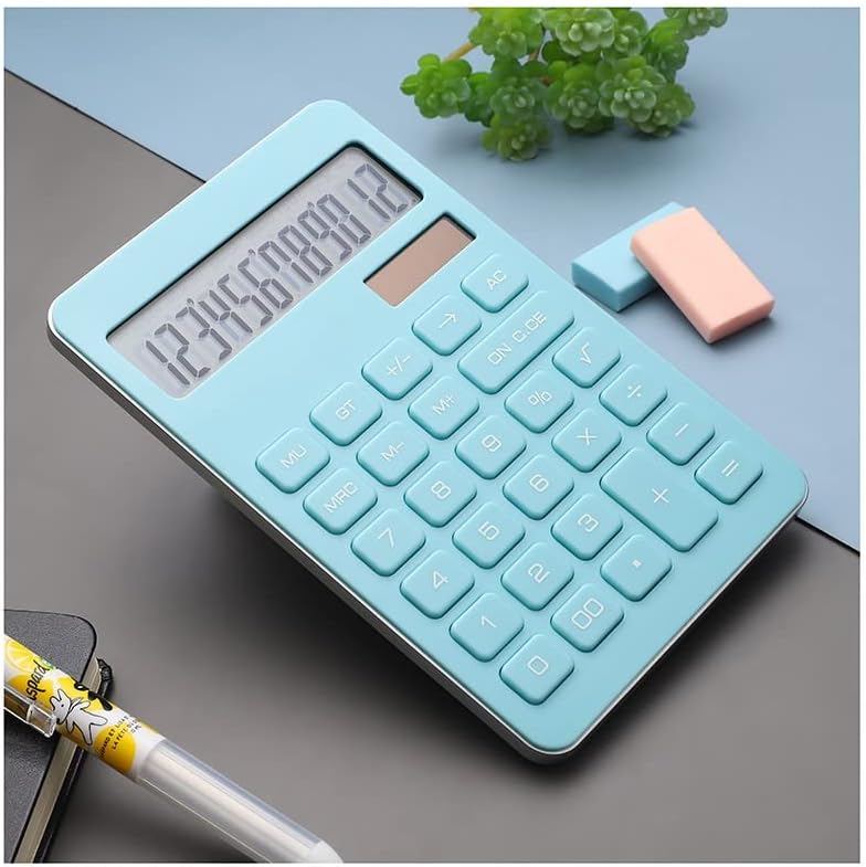 XWWDP Big ekranu Kalkulator Slatka dvostruka solarna kalkulator financijski računovodstvo poslovnog ureda