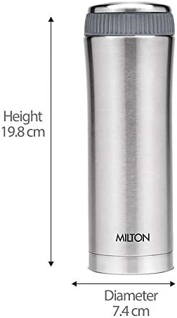 Milton Optima 420 vakuumski izolovana Termosteel flaša za vodu | 14 oz / 420 ml / vruće & amp; hladno duže vrijeme|