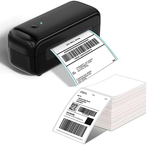 Phomemo štampač etiketa sa termičkim Otpremnim bijelim naljepnicama-4 x 6 , 500 listova