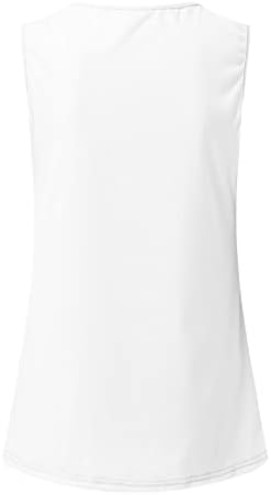 Comigeewa Women Crewneck Spandex T košulje Casual Bluze Majica bez rukava Labavi fit naborane prugaste osnovne majice 2023 yt