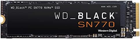 WD_BLACK 1TB SN770 NVMe interni SSD SSD SSD SSD-Gen4 PCIe, M. 2 2280, do 5,150 MB / s-WDS100T3X0E