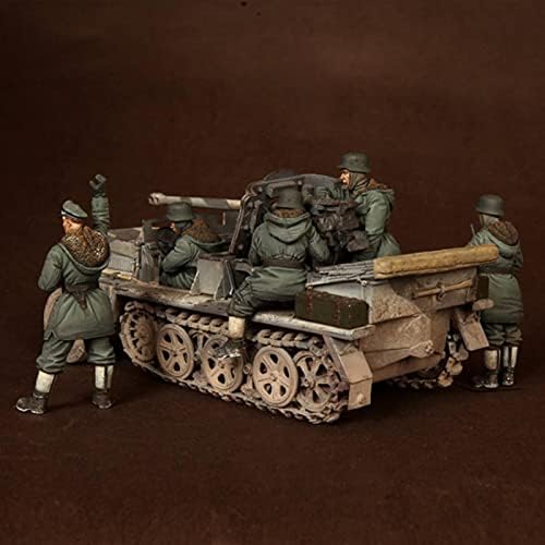 Goodmoel 1/35 Drugog svjetskog rata njemački tenkovski vojnik smola figura / Nesastavljeni i neobojeni minijaturni komplet vojnika / HC-3076