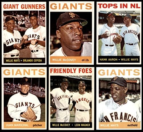 1964. TOPPS San Francisco divovi u blizini Team set San Francisco Giants Ex / Mt Giants