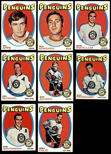 1971-72 Topps Pittsburgh Penguins u blizini Team Set Pittsburgh Penguins VG / Ex + Penguins