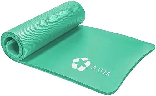 A. U. M Extra Thick 1/2 Exercise Yoga Mat sa trakom za nošenje-neklizajući, pjenasti jastuk otporan na vlagu