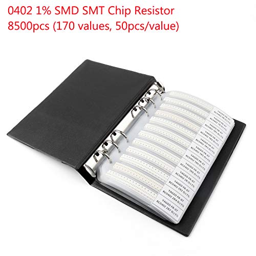 Areyourshop 4250KOM 1206 1% SMD čip SMT otpornik 170 vrijednosti uzorak knjige YAGEO DIY kompleti