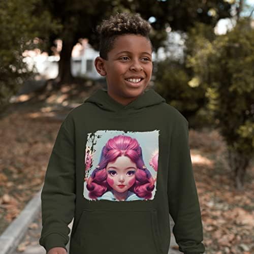 Princess Print Kids 'Spužva Fleece Hoodie - Crtani dječji kapuljač - šareni hoodie za djecu