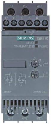 Siemens 3RW3027-1BB04 Mekani starter ocijenjen na 15kW, 32A za 24V AC / DC nazivni napajanje napona.