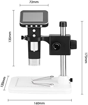 N / A 500x 2,5-inčni LCD digitalni mikroskop bežični mikroskop ručni 8-LED lampica uvećava se povećalo sa postoljem