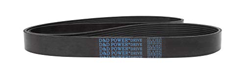 D & D Powerdrive 320J2 Poly V pojas, 2 traka, guma