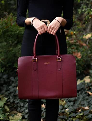 Alinari Firenze 15,6-inčna torba za Laptop za žene - kožna aktovka - dizajner Messenger - poslovna torbica za dame