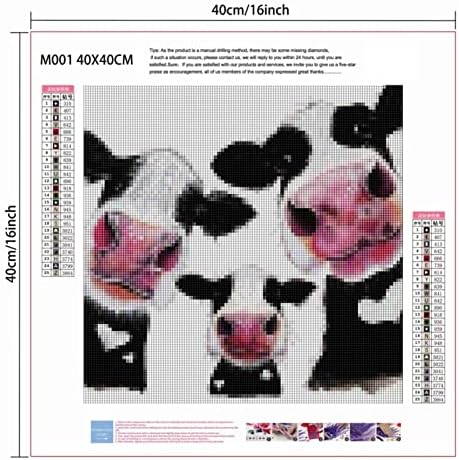 Railench 5d krave Dijamantni setovi za oslikanje za odrasle, dijamantskih slikarskih setova pune bušilice Slikanje, dijamantske umjetnosti Kompleti životinje za kućni zidni dekor