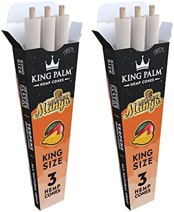 Češeri sa Prerolom King Palm i vrhovi filtera - svi prirodni češeri Prerolla - 2 pakovanja -