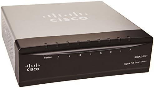 Cisco SG200-08P 8-port Gigabit Poe Smart prekidač
