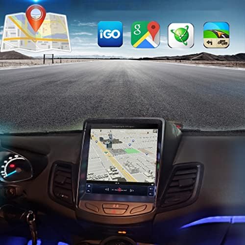 Android 11 Auto Radio Stereo 9.7 Bluetooth ekran osetljiv na dodir za Ford Fiesta 2009-2015 sa CarPlay ogledalo