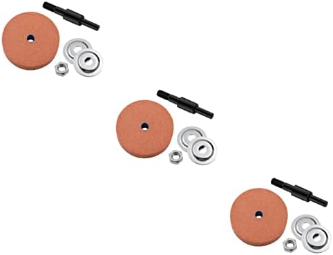 KOAIUS 3pcs montirani točak za poliranje granitni Beton koristan za dijamantski točak električna narandžasta podna brusilica pijesak točak-jastučić za pričvršćivanje pločica brusilica metalna mašina Pratical poliranje