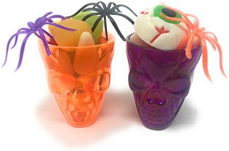 40 Bulk Halloween Skull Party Favor čašama ili čašama za deserte-idealno za djecu svih uzrasta