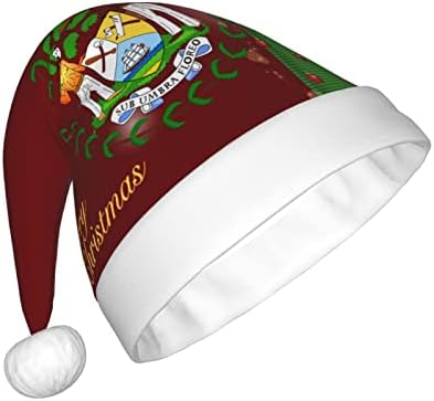 Grb Belize Funny odrasle pliš Santa šešir Božić šešir za žene & amp ;muškarci Božić Holiday Hat