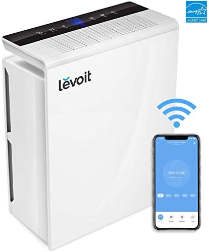 LEVOIT Smart Wi-Fi pročišćivač zraka velika soba, Bijela & Pročistači zraka za kućnu spavaću sobu H13
