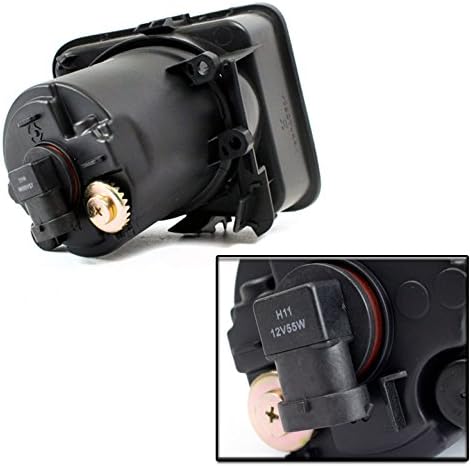 ZMAUTOPARTS LED cijev Crni projektor farovi farovi sa prozirnim sočivima za maglu kompatibilni sa