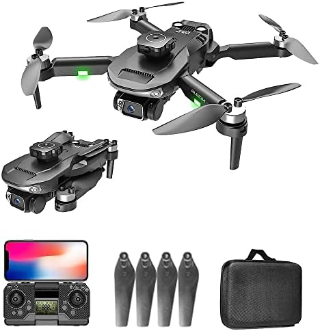 Zottel dječji bespilski drona sa kamerom, dual kamera bez četkica 4K visoke rezolucije, mini drone za odrasle početnike, sklopivi quadcopter, poklon igračaka