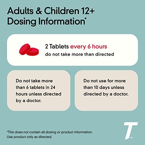 Tylenol Dodatni tableti presvučenih čvrstoćom, acetaminofen Oblak za odrasle i reduktor groznice, 225 CT
