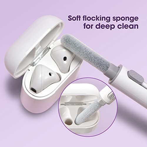 Apulueo Cleaner Kit za Airpods pro, komplet za čišćenje iPod-a, Bluetooth komplet za čišćenje slušalica,