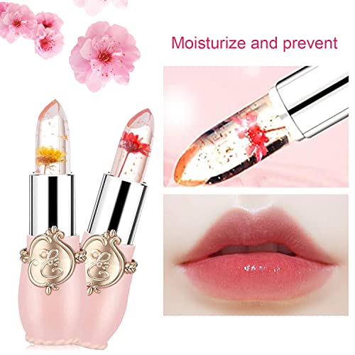 Deepmind 2 kom Crystal Flower Jelly ruž za usne Magic boja za usne mijenja balzam za usne PH Clear