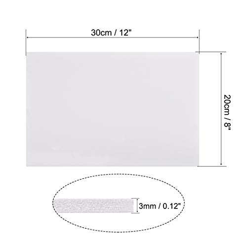 UXCELL PVC pjenasti list 3mm -8 x 12 Crni za signalizaciju, displeje, digitalnu sito štampu