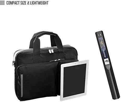 Jabey prijenosni skener, prijenosni ručni skener štapića veličine A4 900dpi JPG / PDF Formate LCD ekran sa zaštitom torba za poslovne dokumente prima knjige Slike