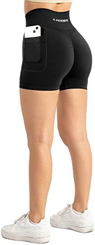 Agroste Women 3,6 Intenzivirajte kratke hlače sa džepovima Bespremljiva mršavica za podizanje teretane Gyng