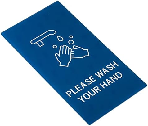Patikil Operite svoj znak za ruke, akrilno ljepilo Vodootporno naljepnica naljepnica za zid