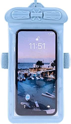 Vaxson futrola za telefon, kompatibilna sa vodootpornom torbicom BLU Studio C HD suha torba [ ne folija za zaštitu ekrana ] plava