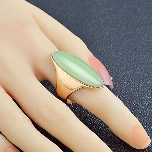 2023 Novi metalni hladni prsten retroeuropskih ženskih multi-boja američki kristalni prsten