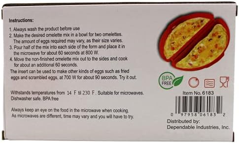 Pouzdan Industries inc. Essentials mikrovalna pećnica omlet Pan i 2 šupljine jaja Poacher Set BPA