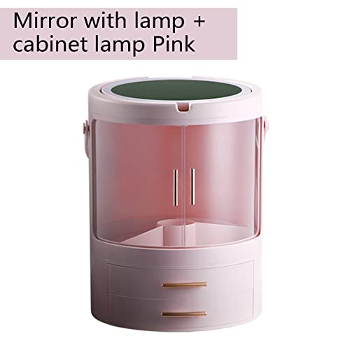 LED kozmetička kutija za skladištenje velikog kapaciteta Njega kože Odjel za presjezbu Kućni stalak za skladištenje Makeup Caboodle sa šminke u njemu