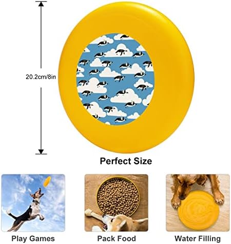 Leteći penguini okrugli pas leteći diskovni igračke za trening sportske posude za hranu