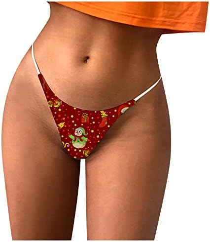 Cmithi0 ženske bikini gaćice donje rublje, plus veličine visokog grebenog gudačkog jezika s niskim strukom G-string