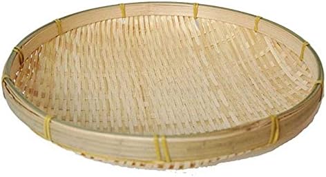 BYBYCD bambusova korpa prirodna kuhinjska ostava okrugla posuda za smeće dekorativna pletena tkana bambusova splava Uradi Sam dekor ukrasi