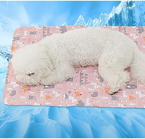 MAT za hlađenje pasa, kućni ljubimac multifunkcionalan mekani mekani meta za hlađenje ne-toksični gel jastučić za samohlapanje odgovara srednje veličini ili manjim psima