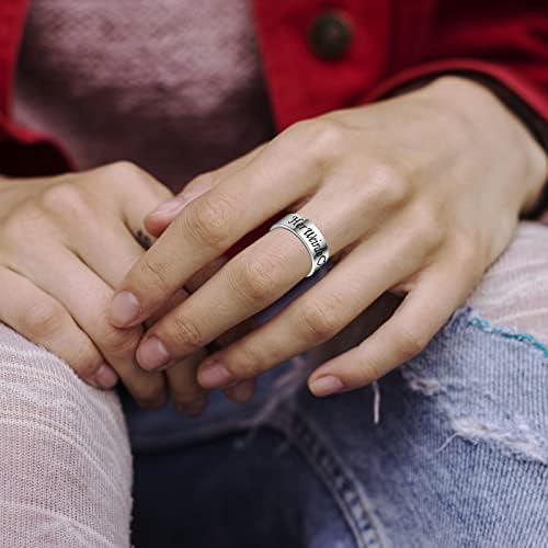 2023 Novi jednostavni titanijski čelični prsten ženski prsten Crtani crtić slatki nakit zvona hladnog