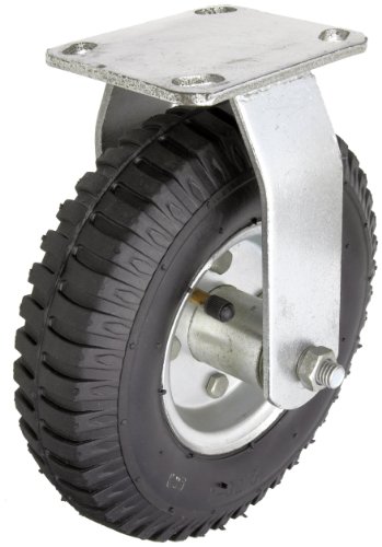 RWM kotači Ekonomički pneumatski tanjur, kruti, gumeni točak, kuglični ležaj, 300 lbs kapaciteta,