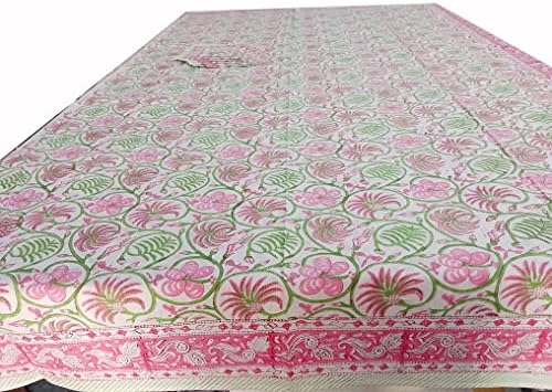 Tkanina Mjesto blok tiskani pamučni ručni pamučni pamuk cvjetni 6 sjedala tableta cvjetni ispis ukrasni