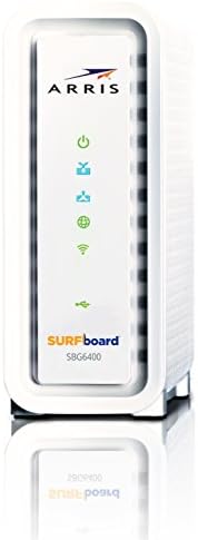 ARRIS daska za surfanje SBG6400 8x4 DOCSIS 3.0 kablovski Modem / N300 Wi-Fi ruter-Maloprodajna ambalaža-Bijela