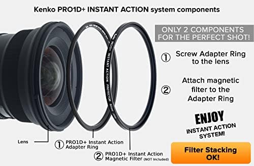 KENKO 400623 Filter pribor PRO1D + instant adapter adapter 2,4 inča za trenutne akcije filtera