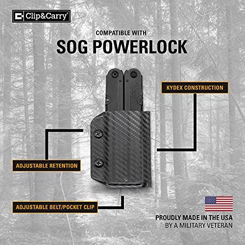 Clip & Carry Kydex Multitool omotač za SOG SOGLOCK ~ Made u SAD-u Multi alat za držač alata