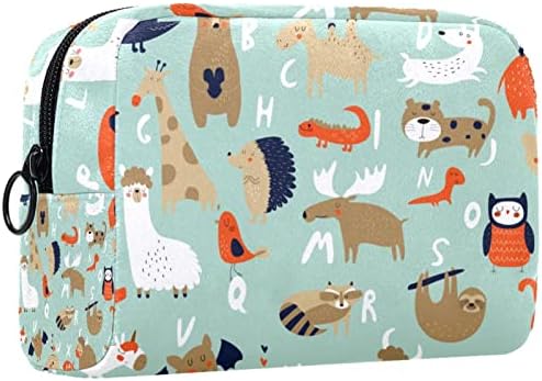 Toaletna torba, kozmetička torba za šminku za žene muškarci, ježev žiraffe alpaca lisica jednorog životinja