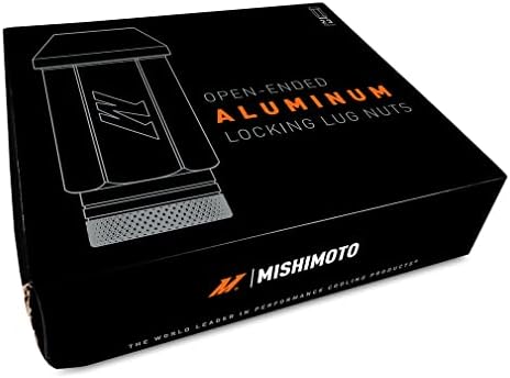 Mishimoto aluminijumske navrtke za zaključavanje 1/2 X 20, Set od 23 kom, Crne