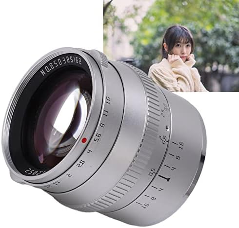 Lens Silver 50mm F1. 2 FX bajonet veliki otvor blende Micro SLR Portretni objektiv za Fujifilm za kamere za fotografisanje
